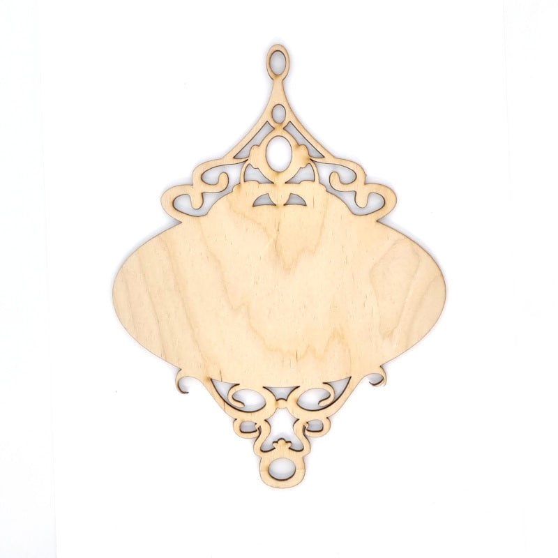 Holzplatte oval 15x20cm 2-er Set - Orient - Bastelschachtel