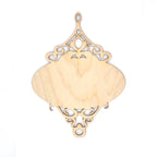 Holzplatte oval 15x20cm 2-er Set - Orient - Bastelschachtel