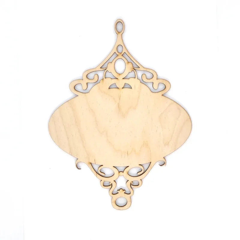 Holzplatte oval 15x20cm 2-er Set - Orient - Bastelschachtel