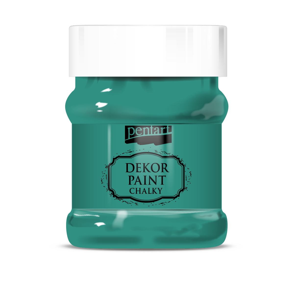 Pentart Dekor Paint Chalky matt 230ml - wacholdergrün