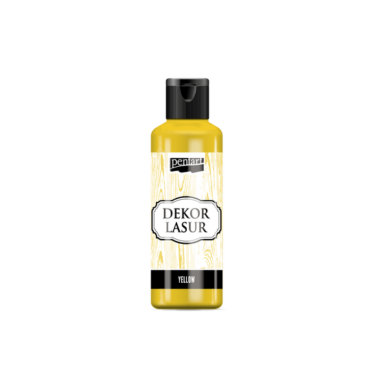 Pentart Holzlasur für Innenbereich 80ml - gelb