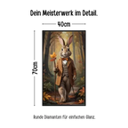 Kaninchen DIY Diamantmalerei - Bastelschachtel