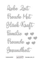 Klebeschablonen im Set A6 Frühling - Bastelschachtel