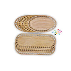 Korbboden Häkelpaket Oval - Bastelschachtel