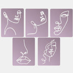 Kreativ Set mit Reisppaier und Schablonen - Bastelschachtel