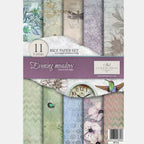 Kreativ Set mit Reisppaier und Schablonen - Bastelschachtel