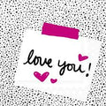 Serviette Love Note- 20er Set oder Einzeln