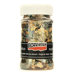 Metallflocken 1g - Mischung M2, gold-blau - Bastelschachtel - Flakes/ Blattmetall - 2498