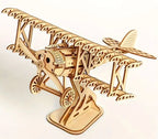 Miniatur Flügel Flugzeug 3D Holzpuzzle - Bastelschachtel