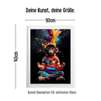 Monkey DIY Diamantmalerei - Bastelschachtel