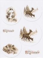 Motivkarton A4 - Christmas greetings - Bastelschachtel