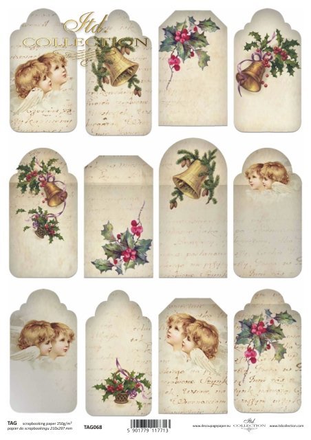 Motivkarton A4 - Weihnachten - Bastelschachtel