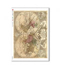 OLD-MAPS-0043. Old maps Rice Paper for decoupage.