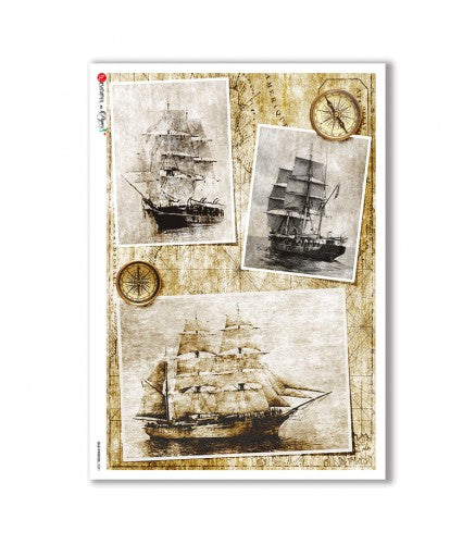 OLD-PHOTOS-0081. Victorian Rice Paper for decoupage.