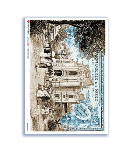 OLD-PHOTOS-0104. Victorian Rice Paper for decoupage.