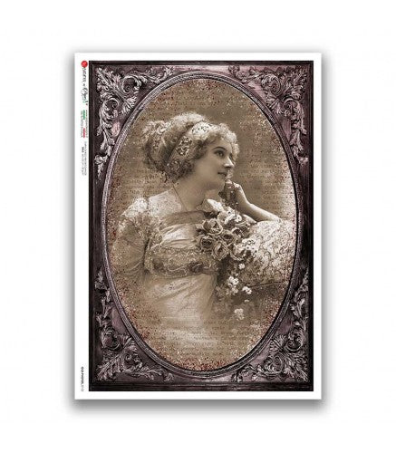 OLD-PHOTOS-0112. Victorian Rice Paper for decoupage.