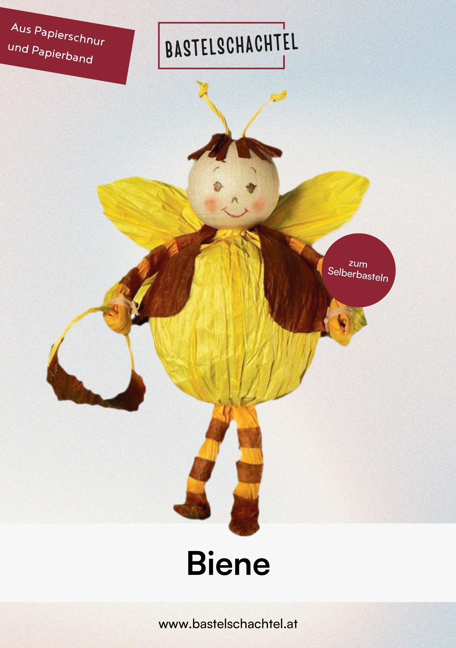 Papierband Set - Biene - Bastelschachtel