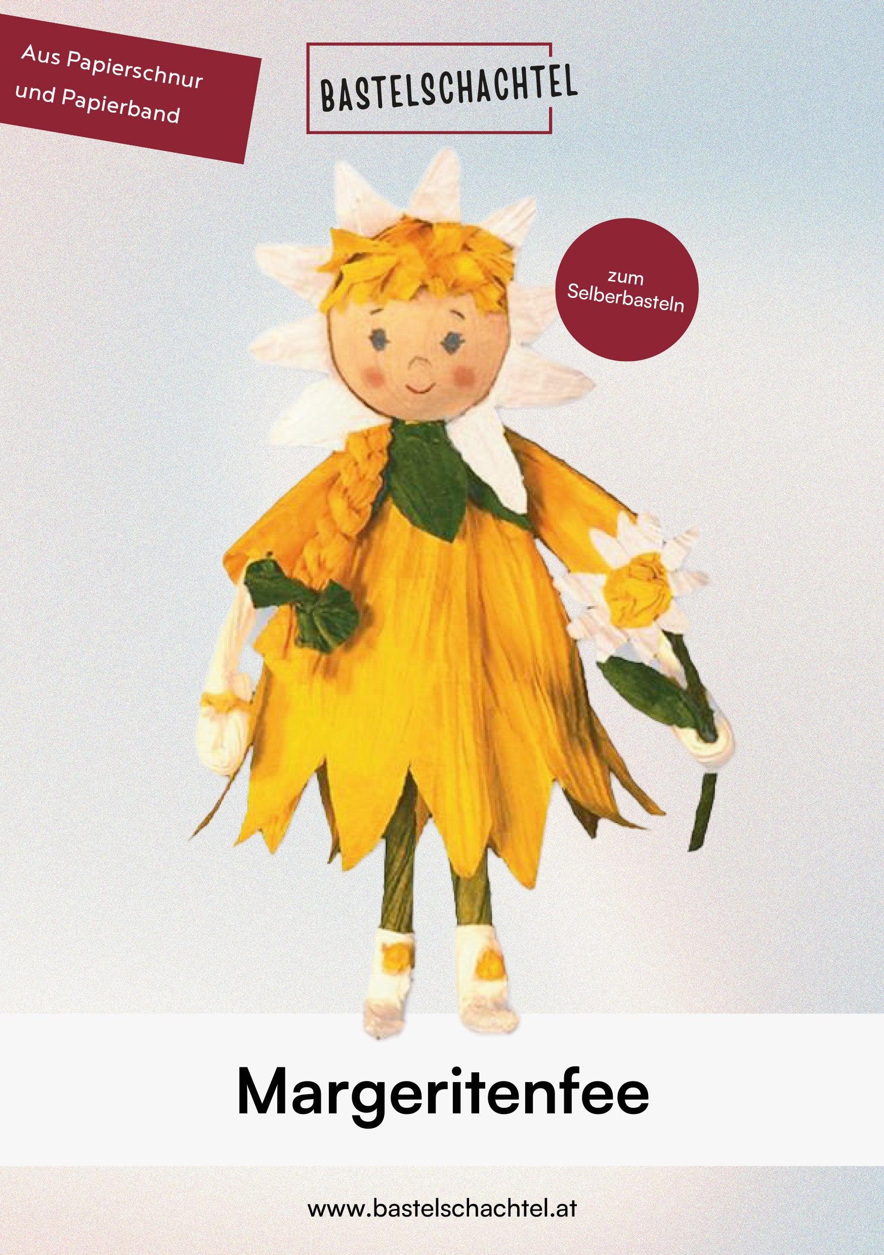 Papierband Set - Margeritenfee - Bastelschachtel