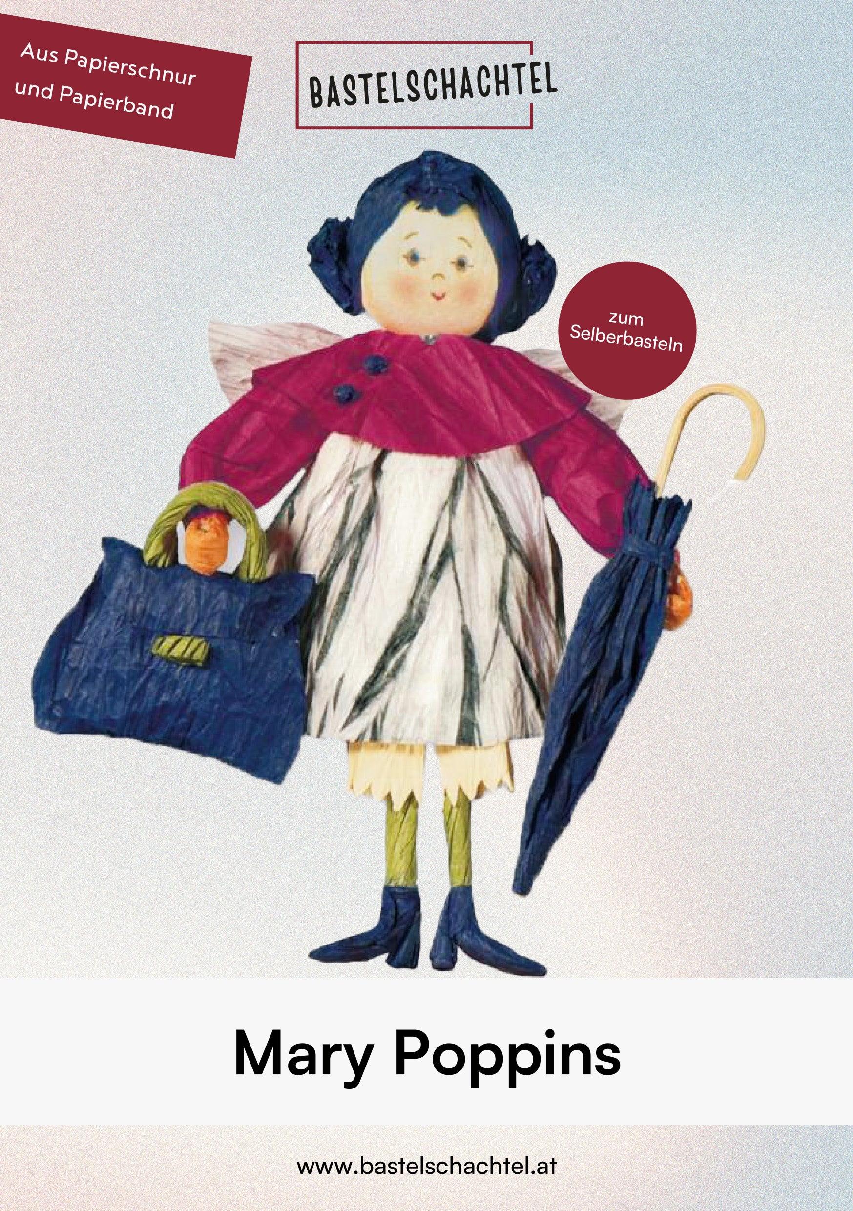 Papierband Set - Mary Poppins - Bastelschachtel