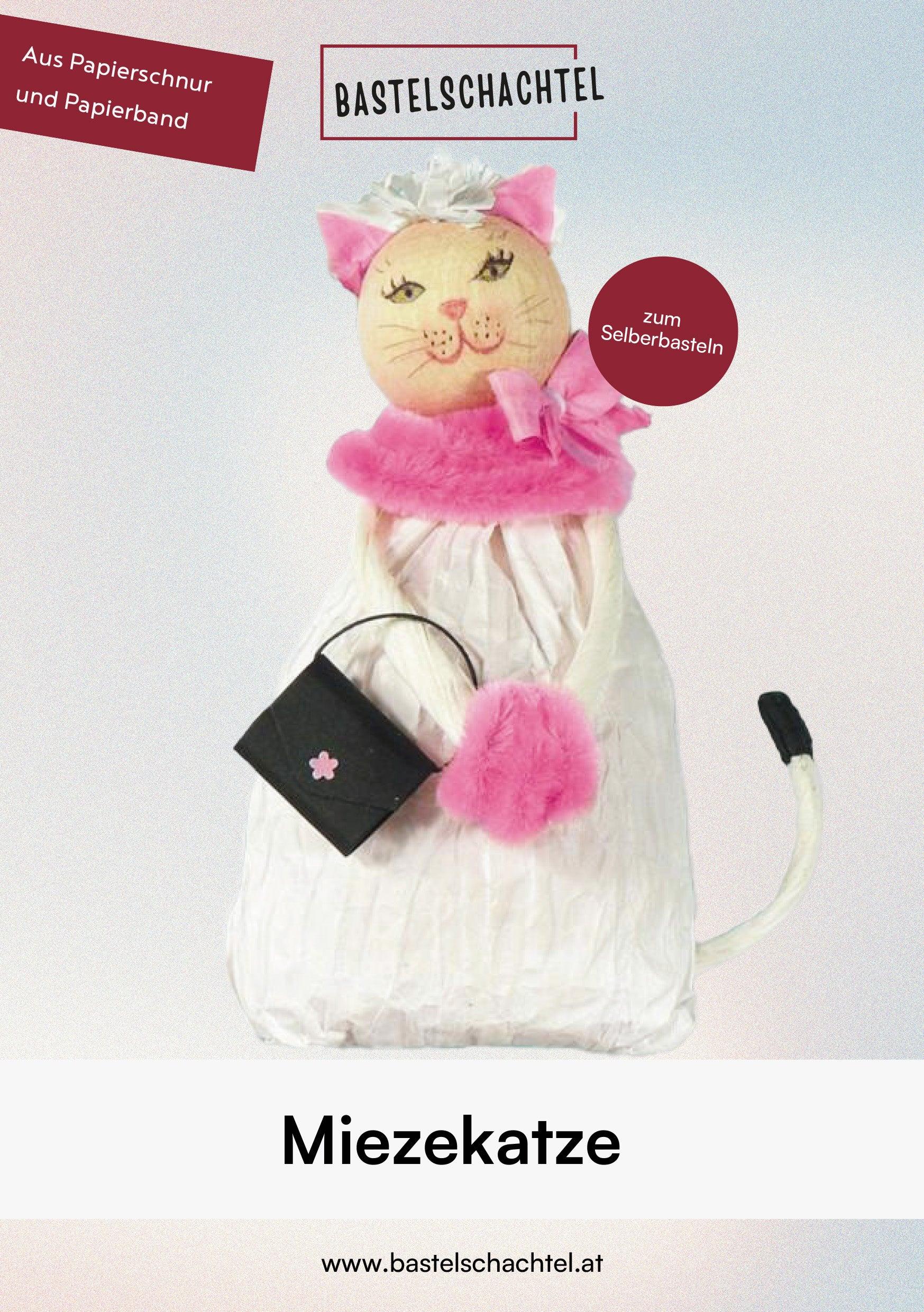Papierband Set - Miezekatze - Bastelschachtel