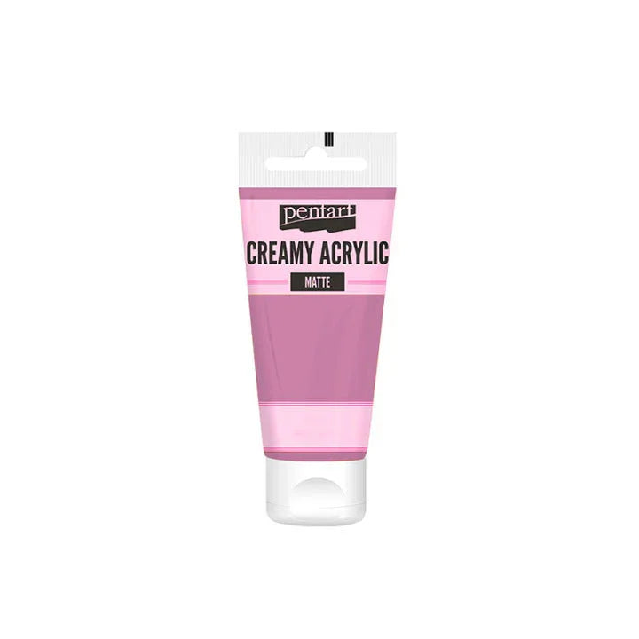 Pentart Creamy Acrylic matt 60ml - rosa - Bastelschachtel