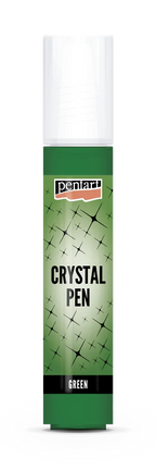 Pentart Crystal pen 30ml - grün - Bastelschachtel