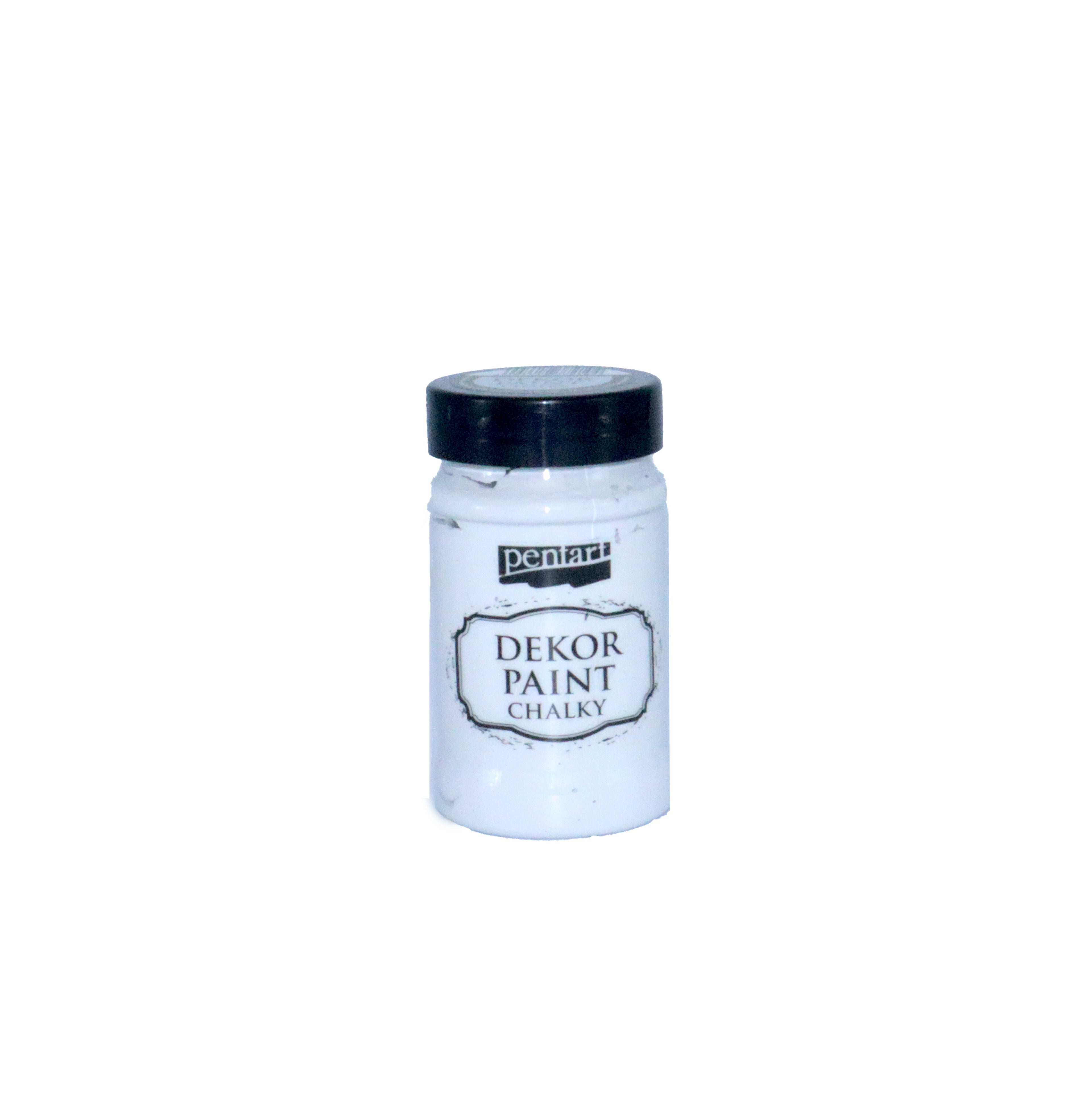 Pentart Dekor Paint Chalky matt 100 ml - gebrochenes weiß - Bastelschachtel