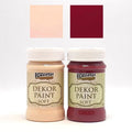 Pentart Dekor Paint Chalky Set 2x100ml - Set 4. - Bastelschachtel - Dekor Paint Chalky 100ml - PEN-BUND-CHAL4