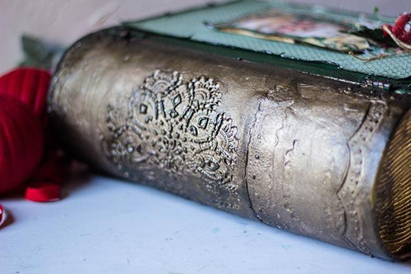 Pentart Deluxe Paste 100ml - burgundergold - Bastelschachtel