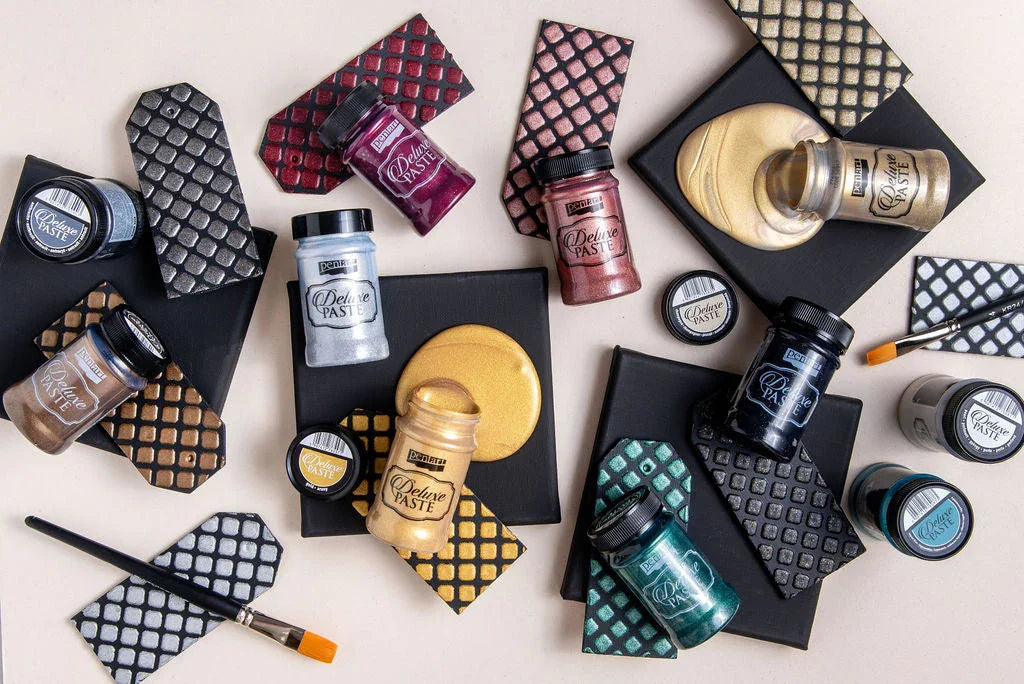 Pentart Deluxe Paste 100ml - burgundergold - Bastelschachtel