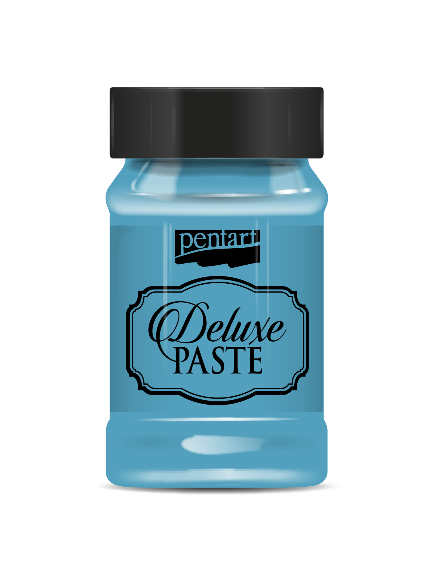 Pentart Deluxe Paste 100ml - lagoon blue - Bastelschachtel