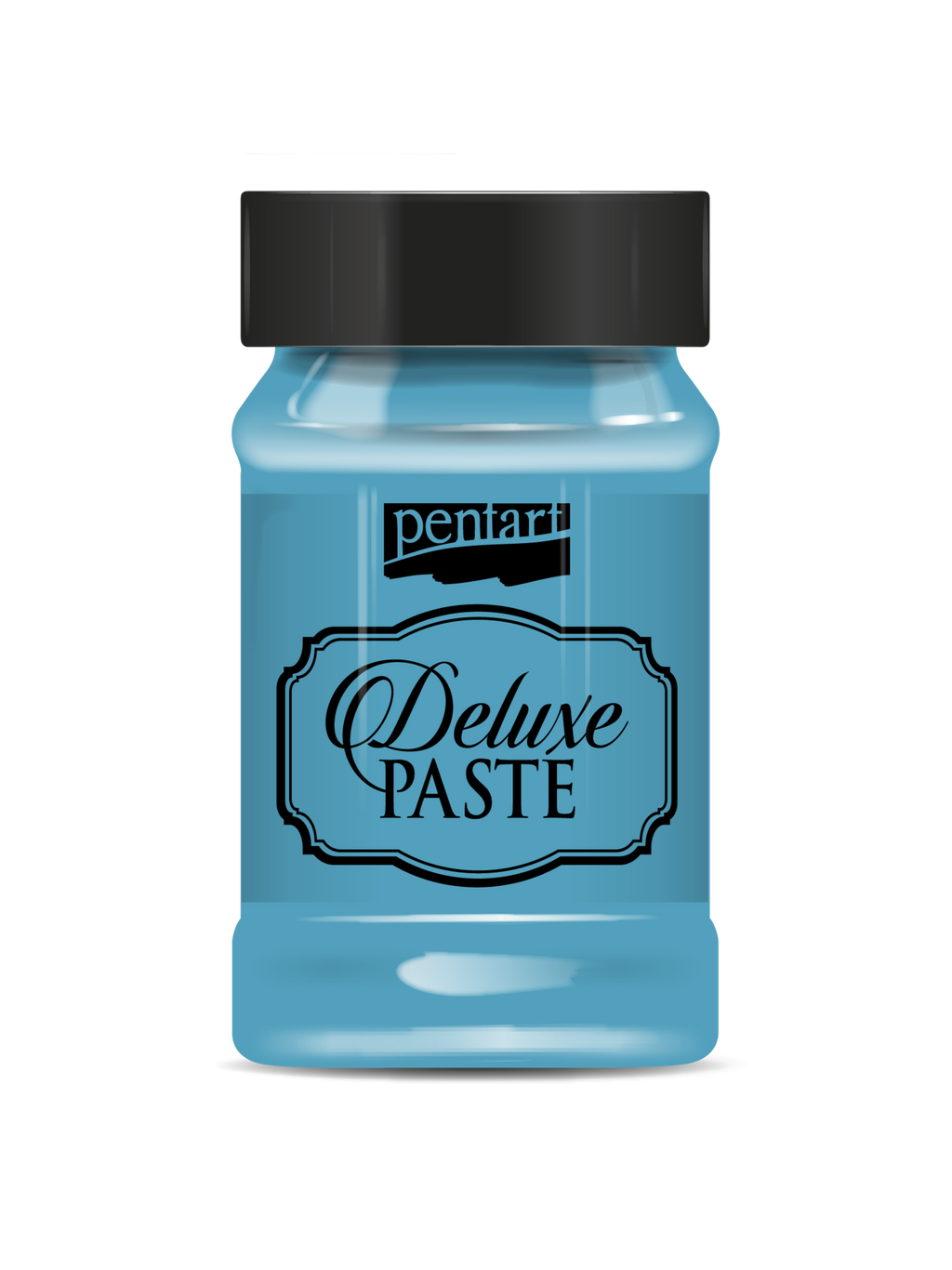 Pentart Deluxe Paste 100ml - lagoon blue - Bastelschachtel