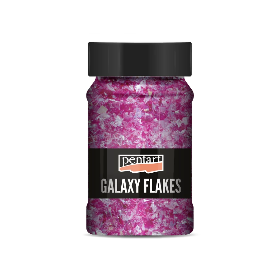 Galaxy Flakes 15g - Venus magenta -  - detail - Pentart