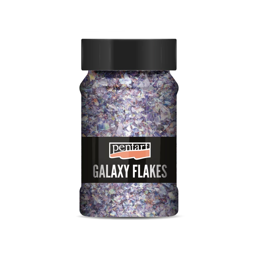 Galaxy Flakes 15g - Vesta purple - purple - detail - Pentart