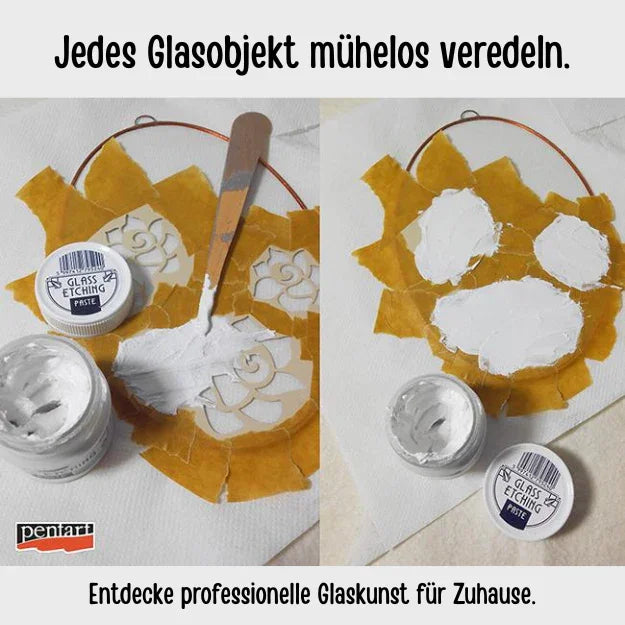 Pentart Glasätzungspaste 50ml - Bastelschachtel