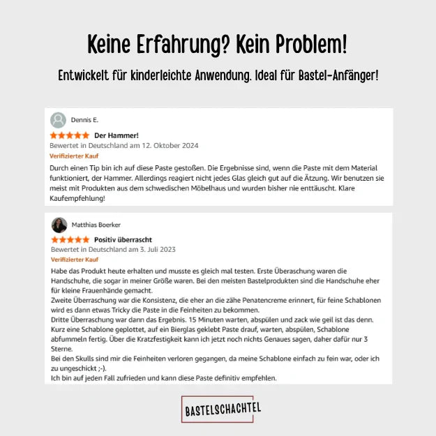 Pentart Glasätzungspaste 50ml - Bastelschachtel