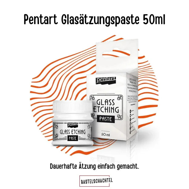 Pentart Glasätzungspaste 50ml - Bastelschachtel