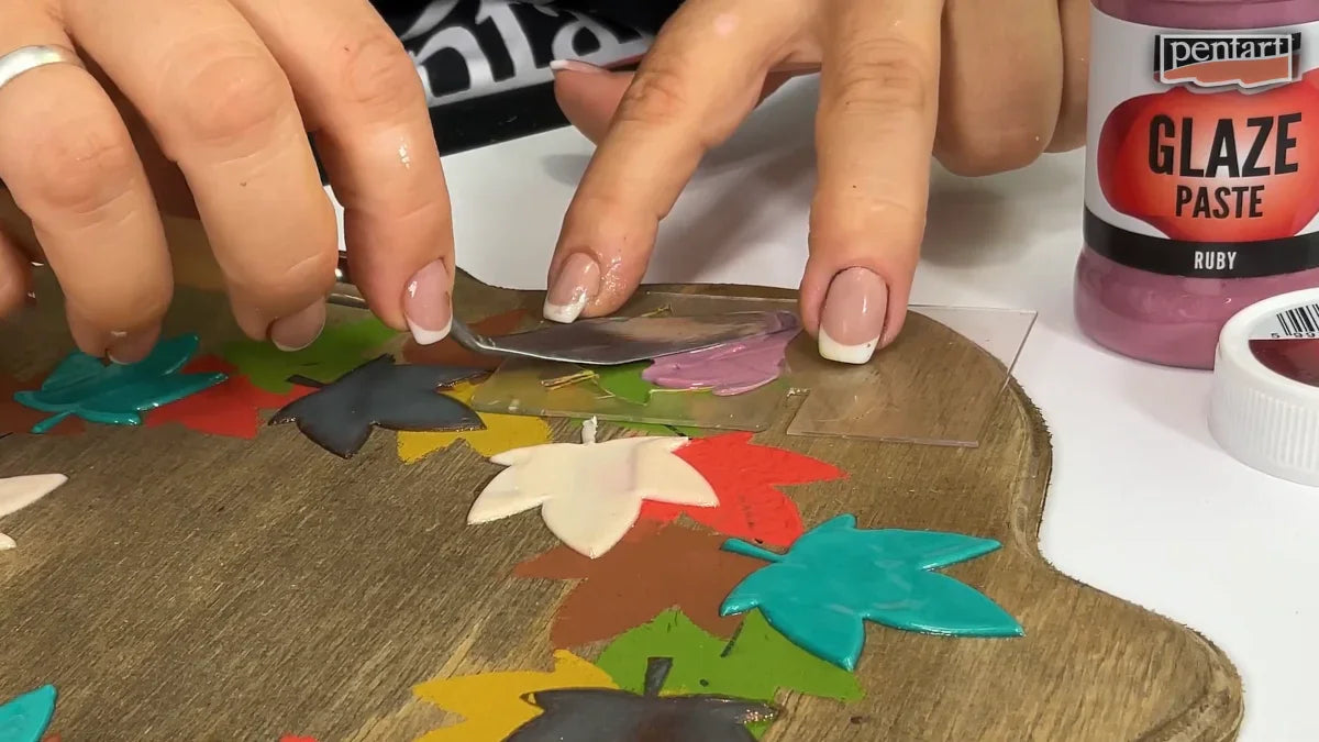 Pentart Glaze paste 100ml - perlmutt weiß - Bastelschachtel