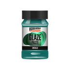 Pentart Glaze paste 100ml - smaragdgrün - Bastelschachtel