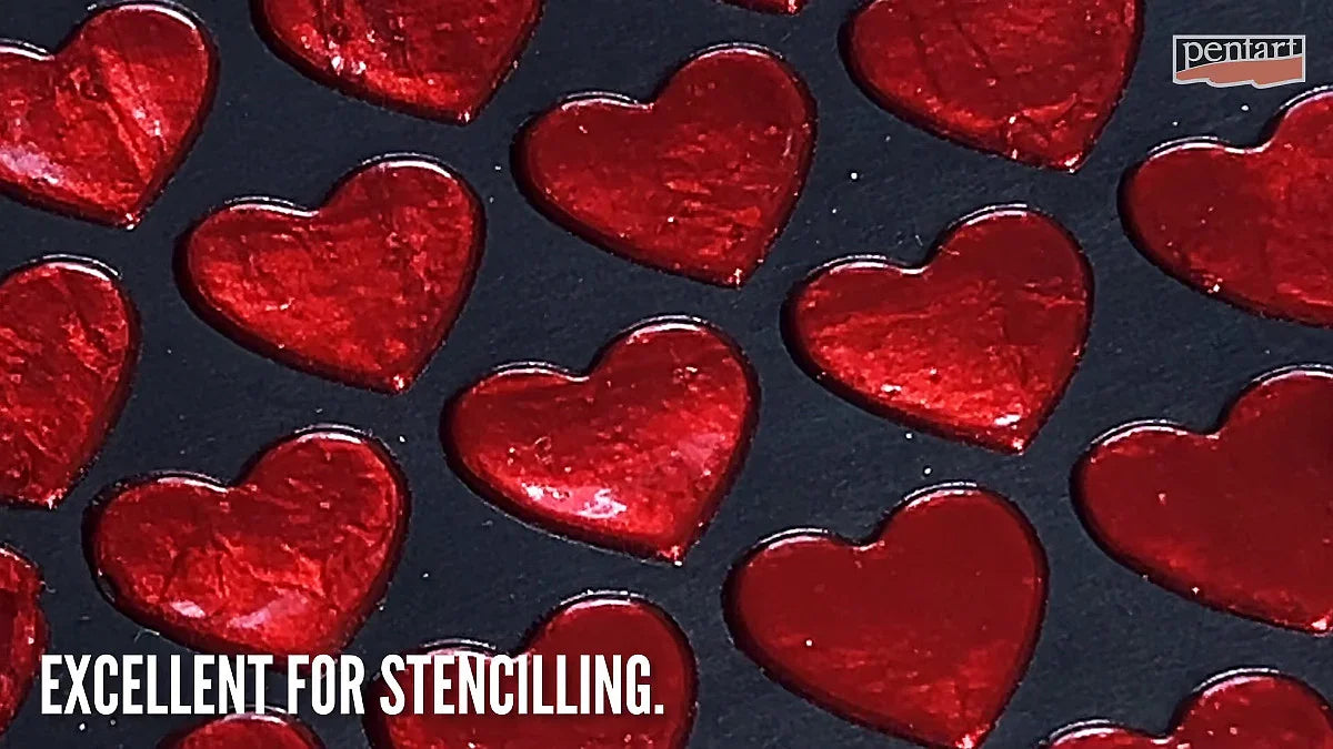 Pentart Glaze paste 100ml - smaragdgrün - Bastelschachtel