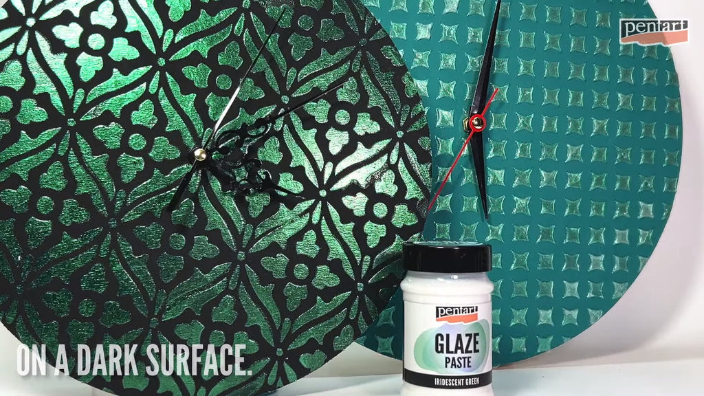 Pentart Glaze paste irisierend 100ml - lila - Bastelschachtel