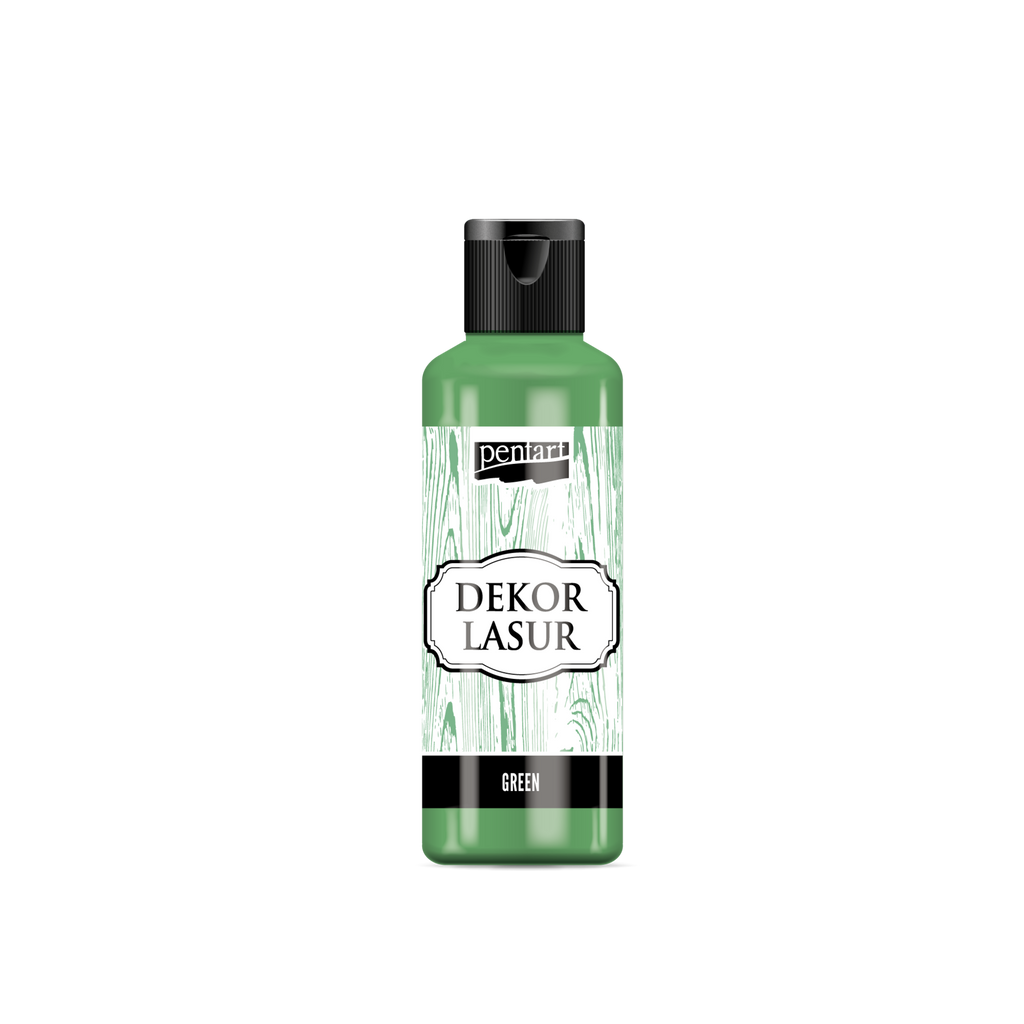 Pentart Holzlasur für Innenbereich 80ml - grün - Bastelschachtel