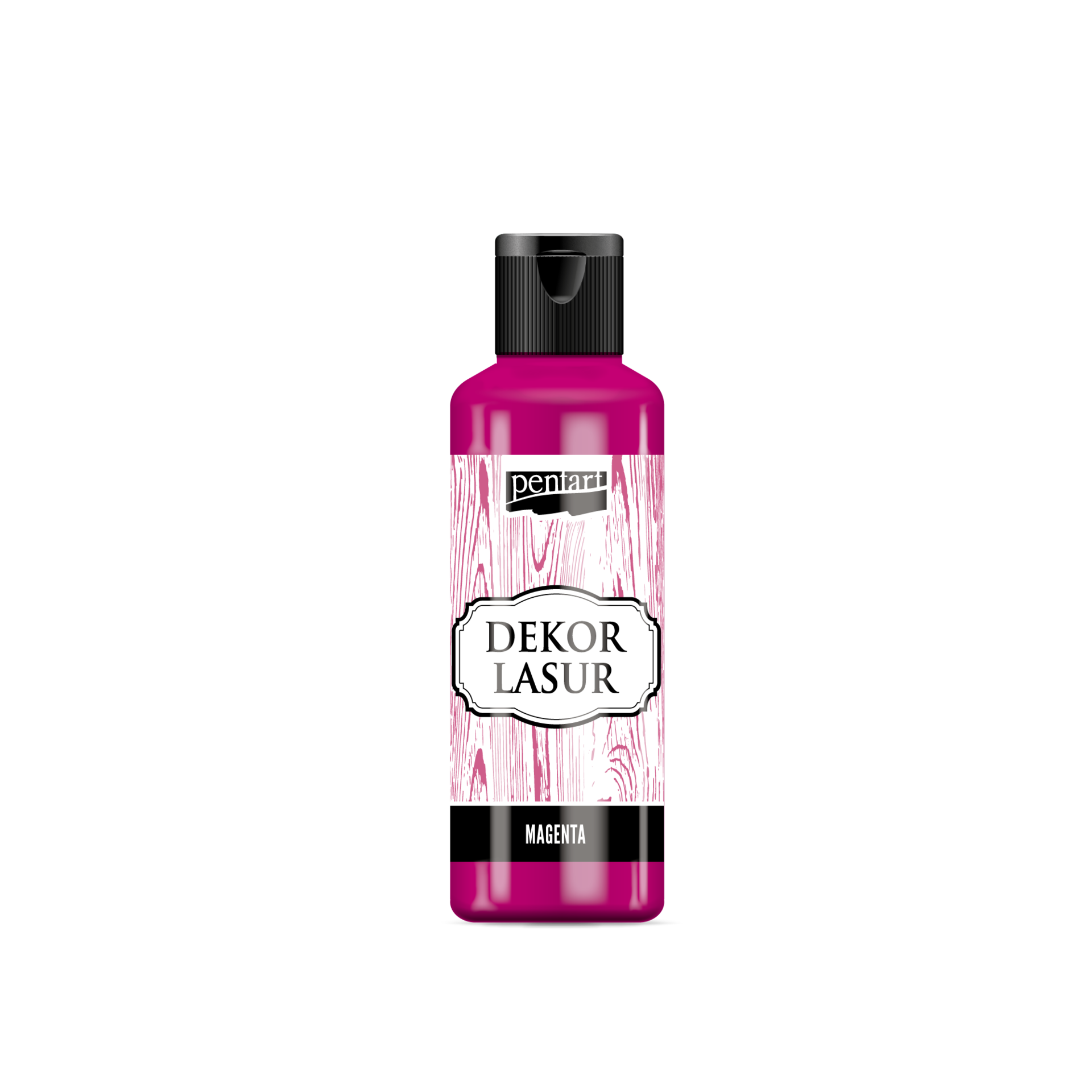 Pentart Holzlasur für Innenbereich 80ml - magenta - Bastelschachtel