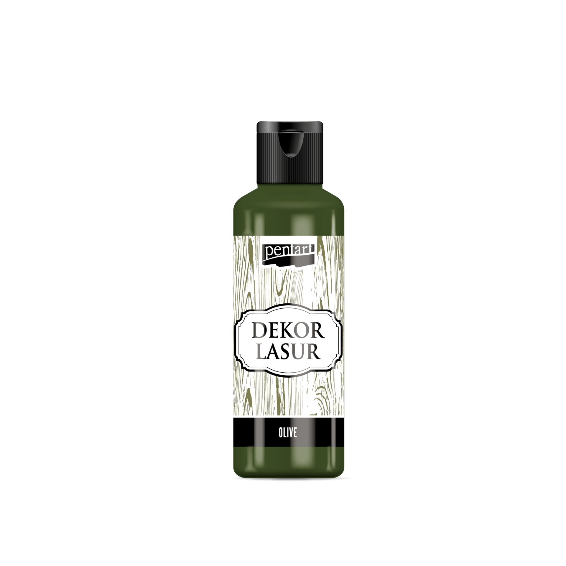Pentart Holzlasur für Innenbereich 80ml - olive - Bastelschachtel