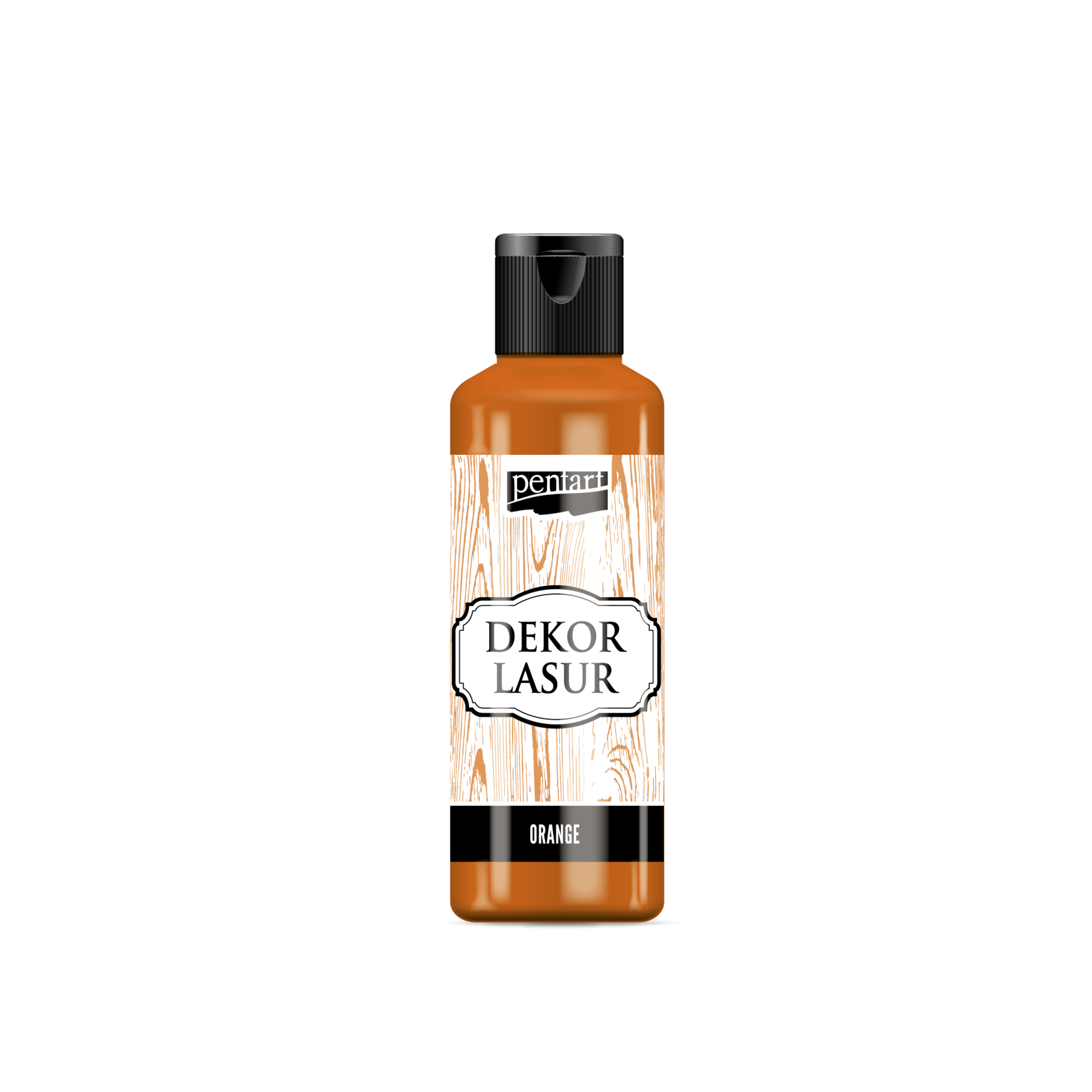 Pentart Holzlasur für Innenbereich 80ml - orange - Bastelschachtel