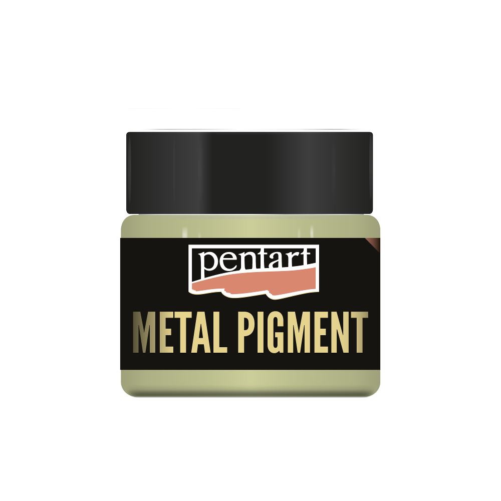 Pentart Metall Pigment 20g - champagne - Bastelschachtel