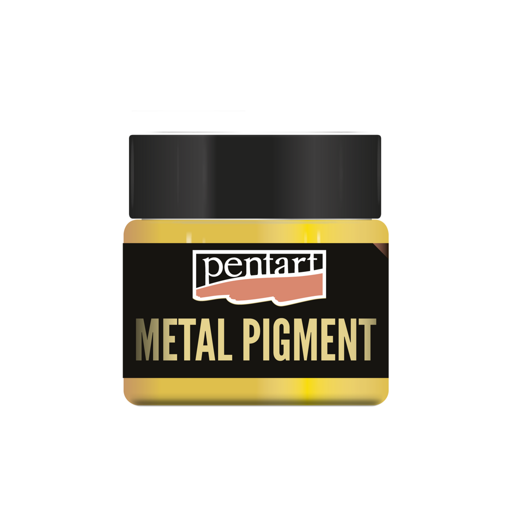 Pentart Metall Pigment 8g - gold - Bastelschachtel