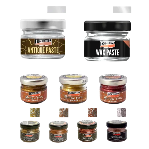 Pentart Metallic-Pasten Bundle - Bastelschachtel - Bastelset - PEN-PENT-2R8W