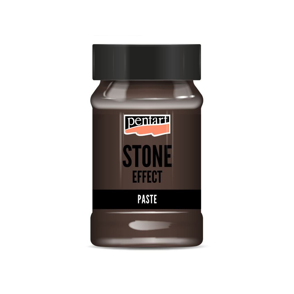 Pentart Steinpaste 100ml - brauner Granit - Bastelschachtel