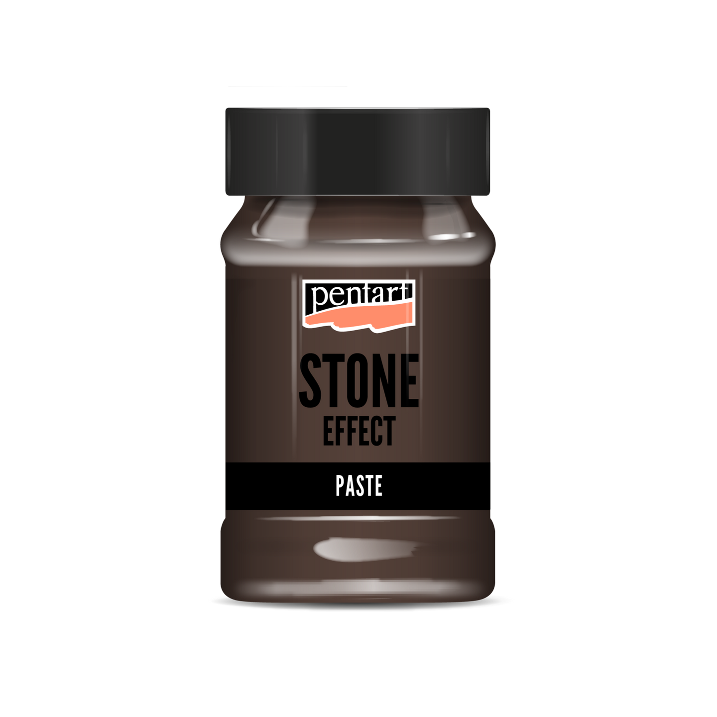 Pentart Steinpaste 100ml - brauner Granit - Bastelschachtel